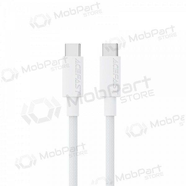USB kaapeli Acefast C18-03 60W USB-C to USB-C 1.2m valkoinen