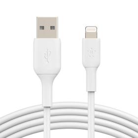USB kaapeli Belkin Boost Charge USB-A to Lightning 1.0m valkoinen