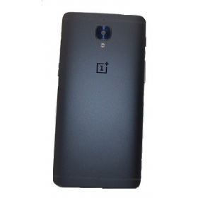 OnePlus 3 / 3T takaakkukansi (musta) (käytetty grade B, alkuperäinen)