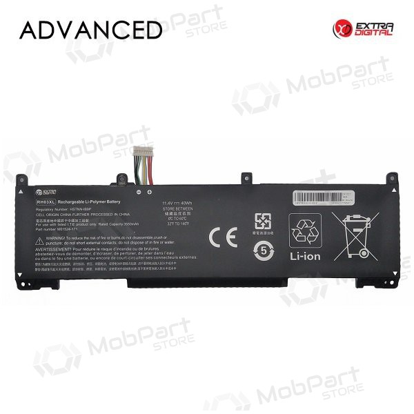 HP RH03XL, 3550mAh kannettavan tietokoneen akku, Advanced HP RH03XL, 3550mAh kannettavan tietokoneen akku, Advanced