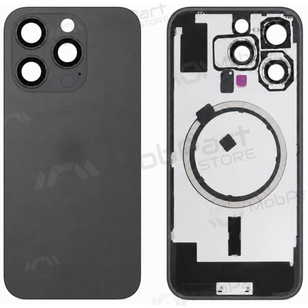 Apple iPhone 16 Pro takakansi (musta) (Premium)
