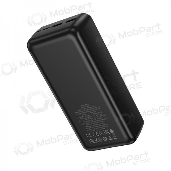 Ulkoinen paristo Power Bank Borofone BJ80B 22.5W 30000mAh musta