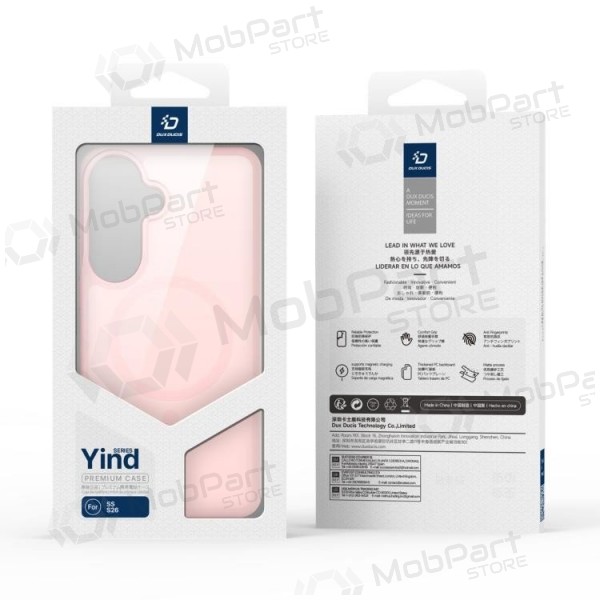 Samsung Galaxy S26+ kotelo - Dux Ducis Yind MagSafe (vaaleanpunainen)