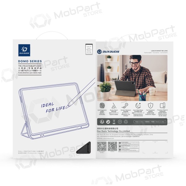 Xiaomi Redmi Pad Pro 12.1, Redmi Pad 2 Pro 12.1 lompakkokotelo - Dux Ducis Domo (musta)