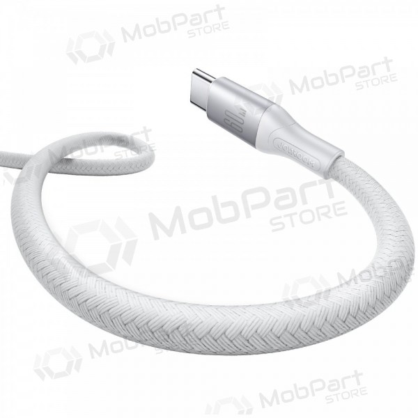 USB kaapeli Joyroom S-A28 USB-C to USB-C 60W 2.0m valkoinen