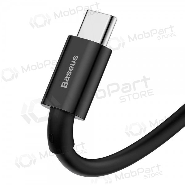 USB kaapeli Baseus Superior iš USB į Type-C 66W 2.0m musta CATYS-A01