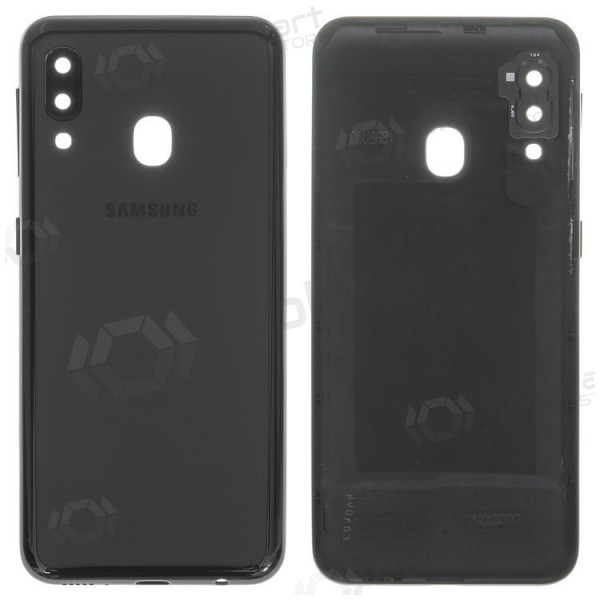 Samsung Galaxy A20e (2019) takakansi (musta) (alkuperäinen)