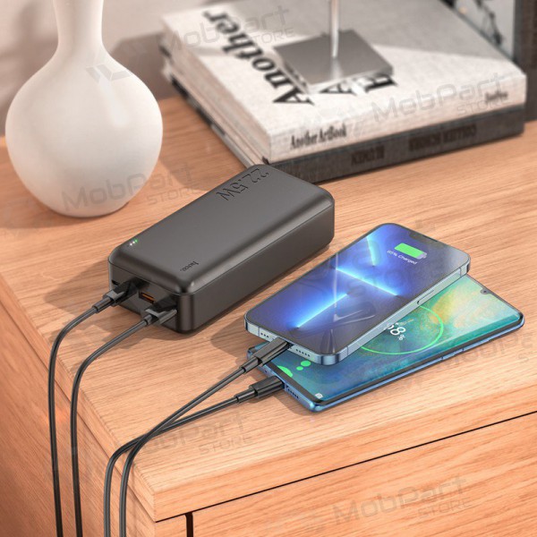 Ulkoinen paristo Power Bank Hoco J101B PD 20W+Quick Charge 3.0 22.5W 30000mAh musta