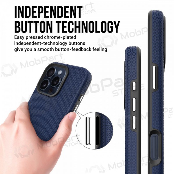 Suojakuori Perfectionists Triangle Mag Case Apple iPhone 12 Pro Max tummansininen Suojakuori Perfectionists Triangle Mag Case Apple iPhone 12 Pro Max tummansininen