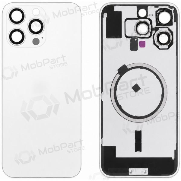 Apple iPhone 16 Pro Max takakansi (valkoinen) - Premium