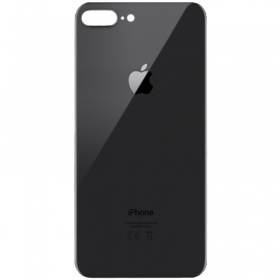 Apple iPhone 8 Plus takaakkukansi harmaa (space grey) (bigger hole for camera)