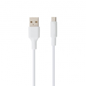 USB kaapeli Borofone BX1 microUSB 1.0m (valkoinen)