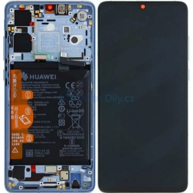 Huawei P30 (new version 2021) näyttö (Breathing Crystal) (kehyksellä ja paristo) (service pack) (alkuperäinen)
