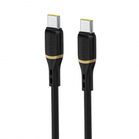 USB-C-kaapeli Dudao L25C USB-C–USB-C 1 m 60 W musta