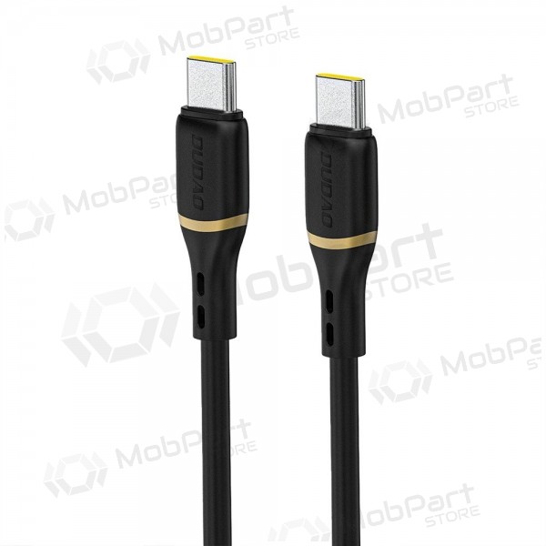 USB-C-kaapeli Dudao L25C USB-C–USB-C 1 m 60 W musta