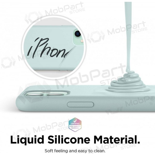 Samsung Galaxy A27 kotelo - Liquid Silicone - 1.5mm mintunvihreä