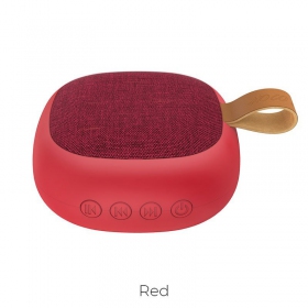 Bluetooth kannettava kaiutin Hoco BS31 (punainen)