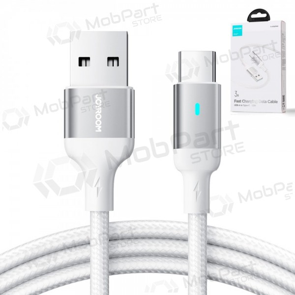 USB kaapeli Joyroom S-UC027A10 USB to Type-C 3A 1.2m valkoinen