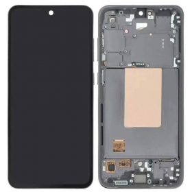 Samsung Galaxy S24 FE näyttö (grafiitti) (kehyksellä) (Premium)