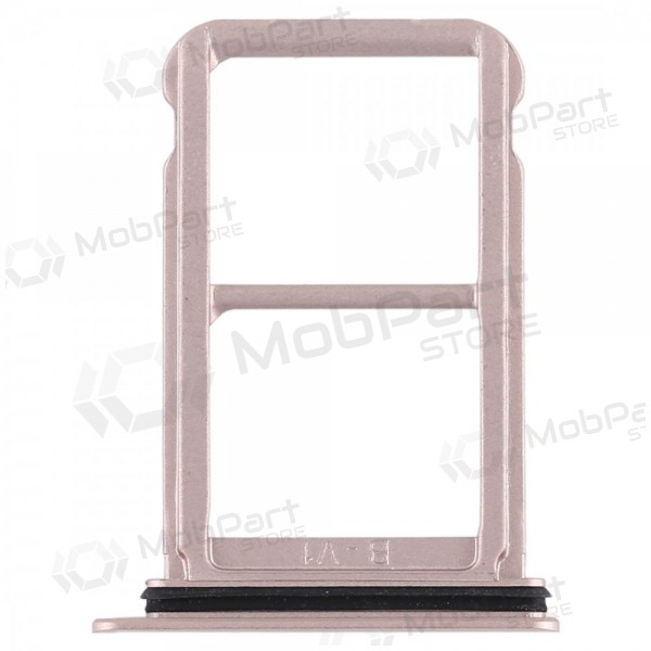 Huawei P20 (Dual) SIM kortin pidike kultainen (Pink Gold)