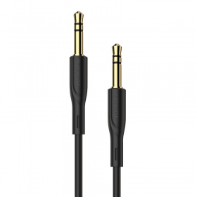Audio sovitin 3,5mm į 3,5mm Borofone BL1 (musta)