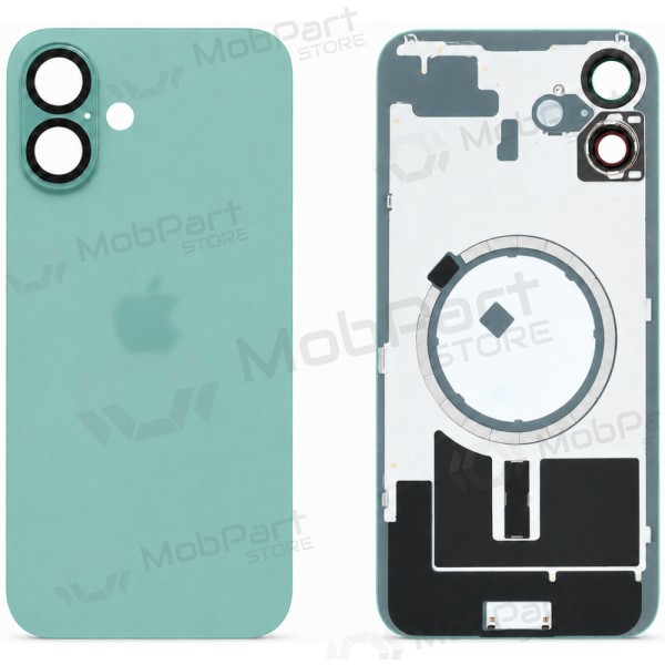 Apple iPhone 16 takakansi (turkoosi) (Premium)