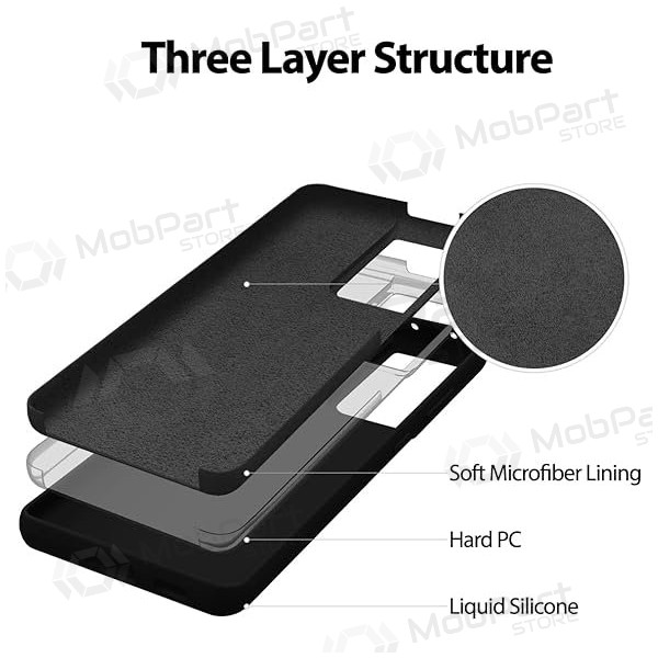 Suojakuori Mercury Silicone Case Samsung A266 A26 5G musta Suojakuori Mercury Silicone Case Samsung A266 A26 5G musta