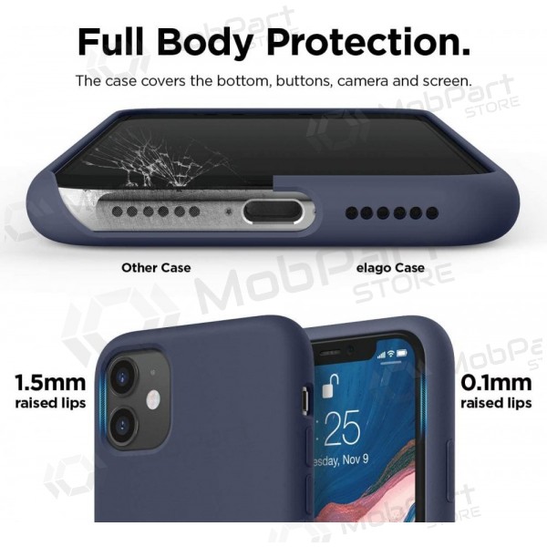 Samsung Galaxy S26 FE kotelo - Liquid Silicone 1.5mm tummansininen
