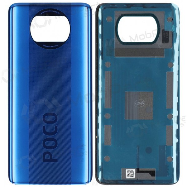 Xiaomi Poco X3 Pro / X3 / X3 NFC takaakkukansi (sininen) (alkuperäinen) (service pack) Xiaomi Poco X3 Pro / X3 / X3 NFC takaakkukansi (sininen) (alkuperäinen) (service pack)