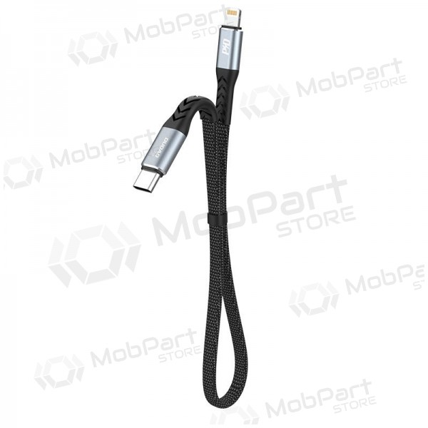 Lightning-kaapeli Dudao L10P USB-C–Lightning 0.23 m 20 W musta