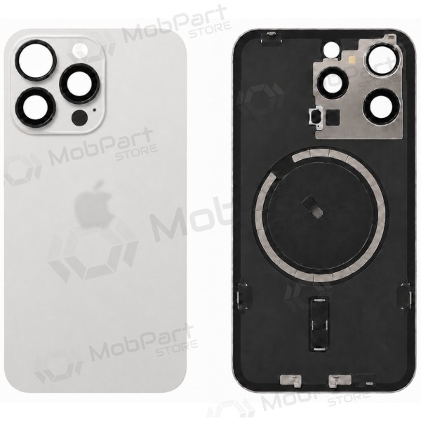 Apple iPhone 15 Pro Max takakansi (valkoinen) (Premium)