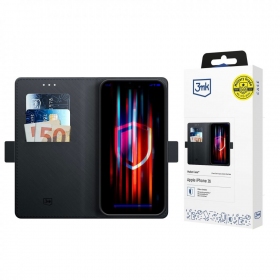 Xiaomi 17T kotelo - 3mk Wallet Case - musta