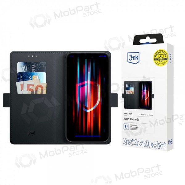 Xiaomi 17T kotelo - 3mk Wallet Case - musta