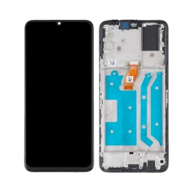 Ekranas Huawei Honor X7 su lietimui jautriu stikliuku ja rėmeliu Black ORG
