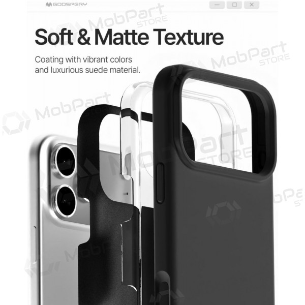 Apple iPhone 17 Pro, 18 Pro kotelo Mercury - Pure Magsafe Silicon Case (punainen)