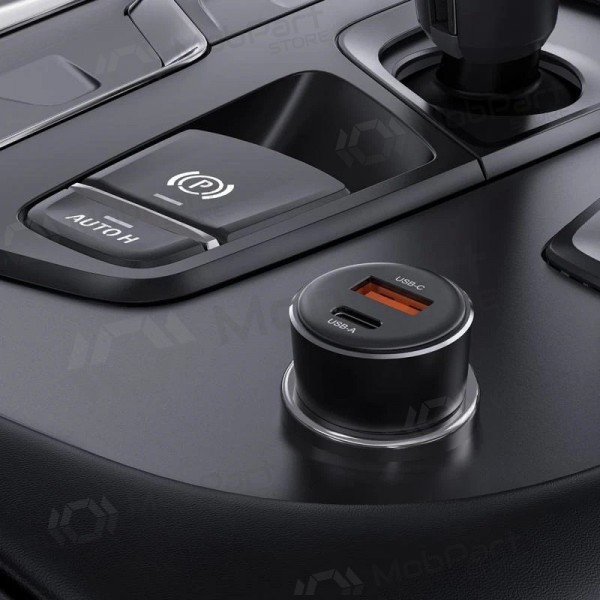Autolaturi Acefast B12 60W USB-C/USB-A musta
