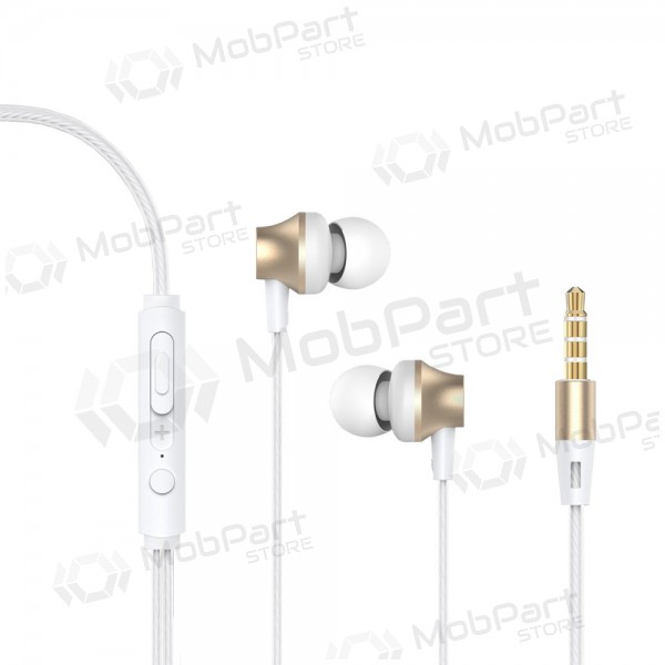 Handsfree Devia Metal In-ear 3,5mm (kultainen)