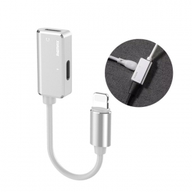 Sovitin Remax RL-LA02i iš Lightning į 2X Lightning (valkoinen)