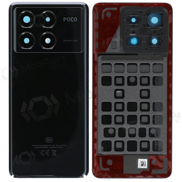 Xiaomi POCO X6 Pro 5G takakansi (musta) (alkuperäinen)