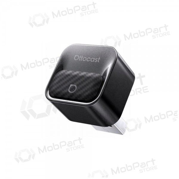 CarPlay-sovitin Ottocast Mini Core langaton Android Auto musta