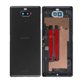 Sony Xperia 10 takaakkukansi (musta) (käytetty grade C, alkuperäinen)