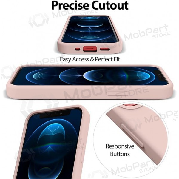 Apple iPhone 11 Pro Max kotelo Mercury -Silicone Case- (ruusunpunainen hiekka)