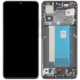 Xiaomi Poco F6 Pro näyttö (musta) (kehyksellä) (alkuperäinen)