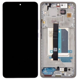 Xiaomi Redmi Note 14 Pro+ näyttö (violetti) (kehyksellä) (alkuperäinen)