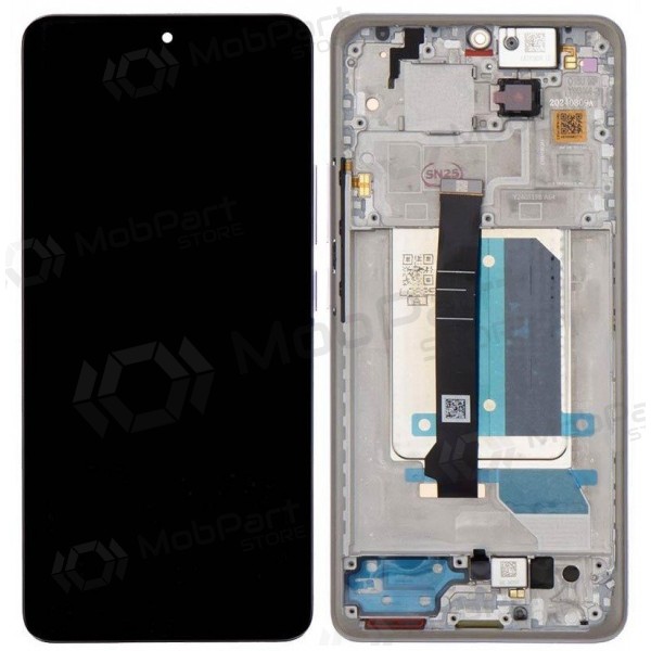 Xiaomi Redmi Note 14 Pro+ näyttö (violetti) (kehyksellä) (alkuperäinen)