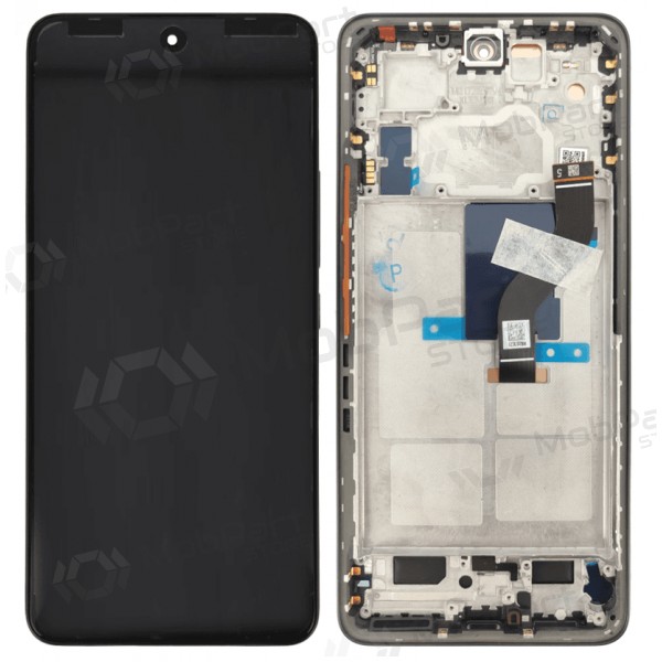 Xiaomi 12 Lite 5G näyttö (musta) (kehyksellä) (alkuperäinen)