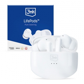 Langaton handsfree 3mk LifePods (valkoinen)