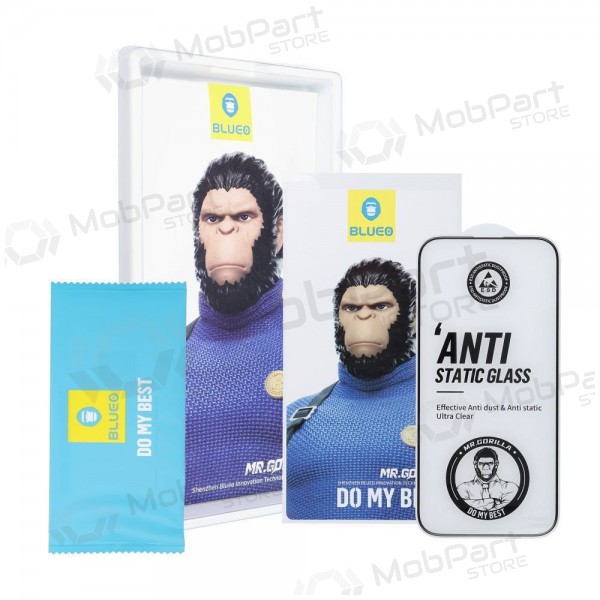 LCD apsauginis stikliukas 5D Mr. Monkey Glass (Strong Lite) Samsung A356 A35 5G/A556 A55 5G musta