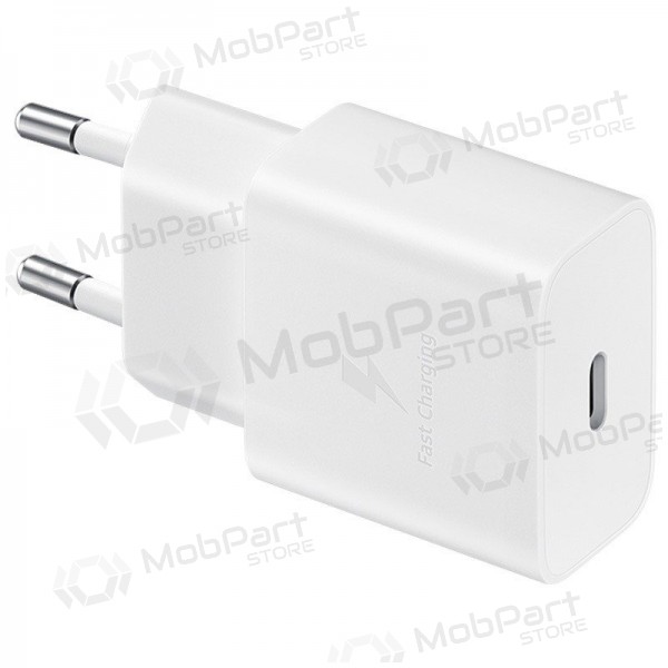 Laturi alkuperäinen Samsung EP-T1510XWEGEU 15W + kaapeli Type-C 1m pakkauksessa valkoinen