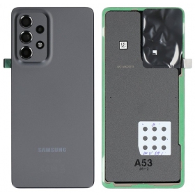 Samsung Galaxy A53 5G takakansi (musta) (alkuperäinen)